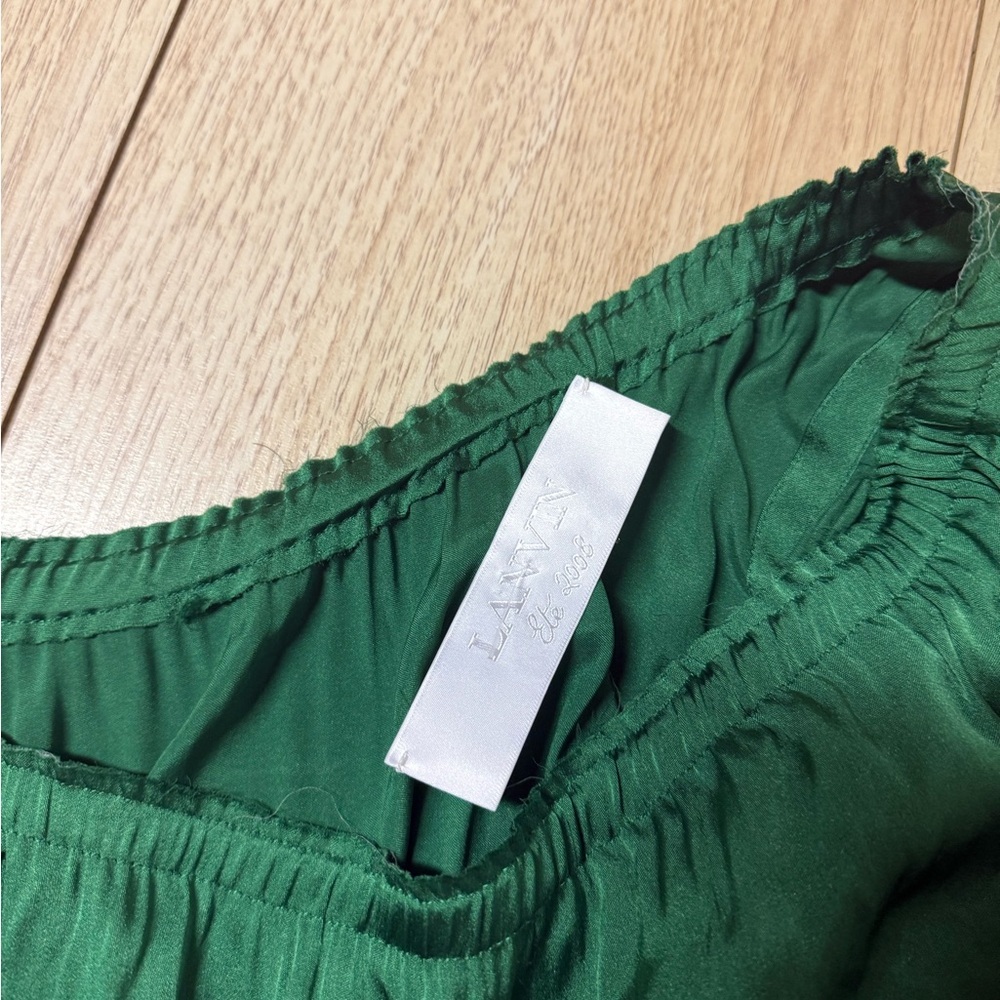 Lanvin Silk Ruffle Blouse - Picture 5 of 8